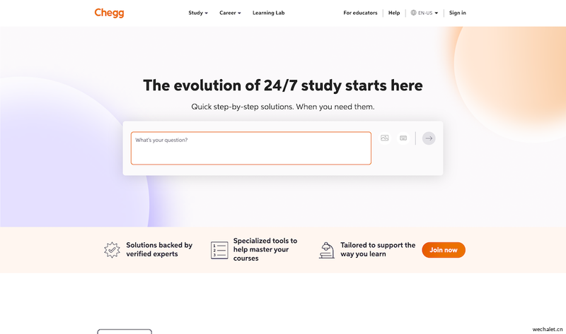 Chegg: A Great Helper for Learning