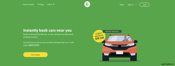 Zipcar:每日和每小时租车的汽车共享替代方案