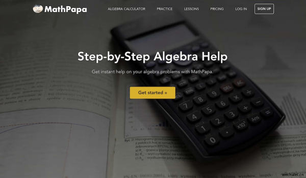 MathPapa 是帮助你逐步学习代数