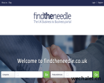 英国商务名录和B2B门户网站 - findtheneedle