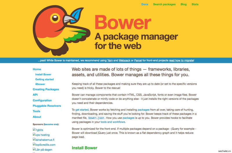 Bower — a package manager for the web