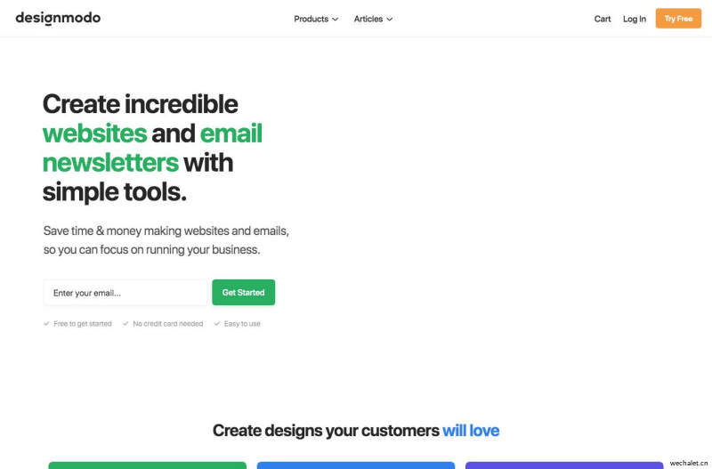 Create Website and Email Newsletter Design Online - Designmodo