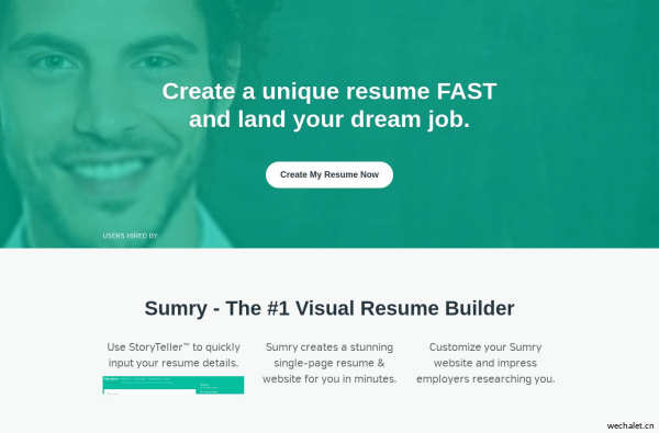 The #1 Free Resume Website Builder | Sumry