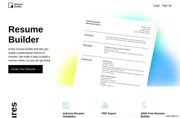 Make a Resume for Free in Minutes – Resume Builder