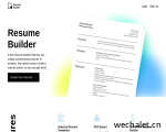 Resume Builder - 免费的简历生成器