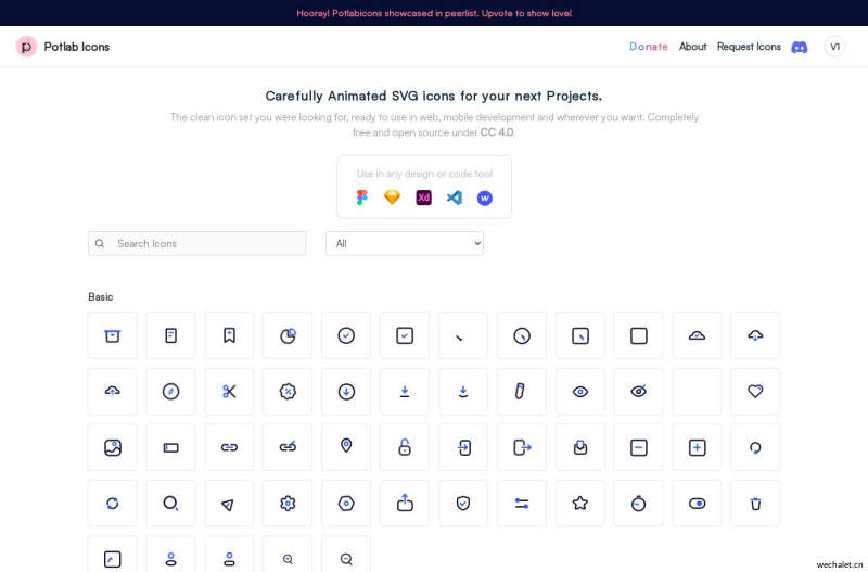 Potlab Icons — Animated SVG icons for web projects