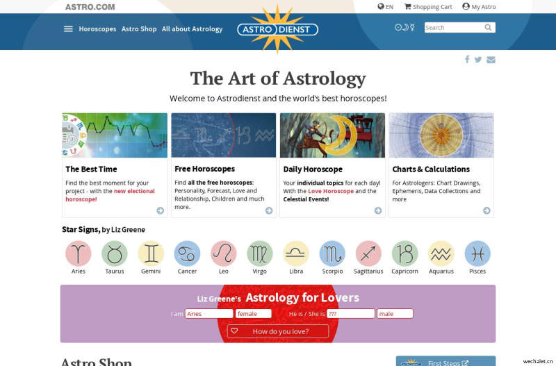 Astrodienst - The World's Best Horoscopes - Astrodienst 
