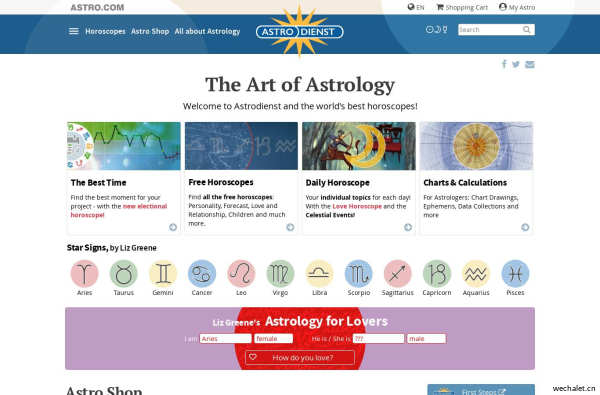 Astrodienst - The World's Best Horoscopes - Astrodienst 