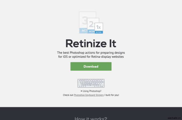 Retinize It - Photoshop actions for slicing retina assets @2x @3x