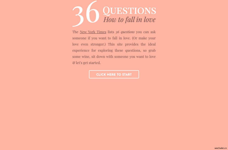 36 Questions - How to fall in love with anyone