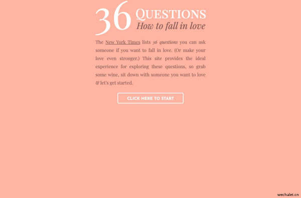 36 Questions - How to fall in love with anyone