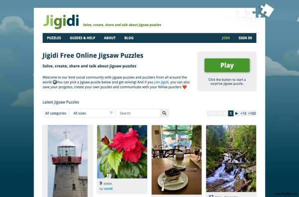 Free online jigsaw puzzles | Jigidi.com