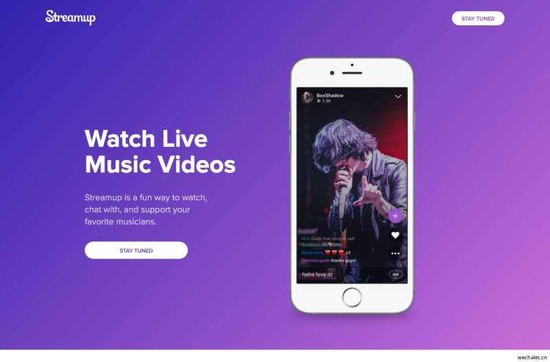 Streamup - Live Stream Music Videos for Free