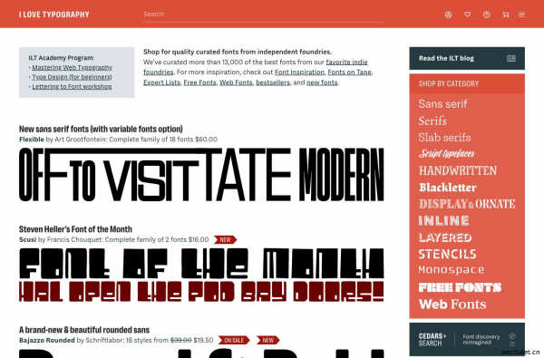 Buy fonts from your favorite indie foundries.… | I Love Typography