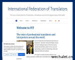International Federation of Translators 国际翻译家联盟——全球翻译家、口译员和术语学家协会的声音