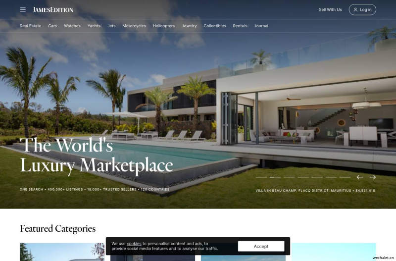 The World's Luxury Marketplace: Homes, Cars, Yachts & Jets for Sale | JamesEdition