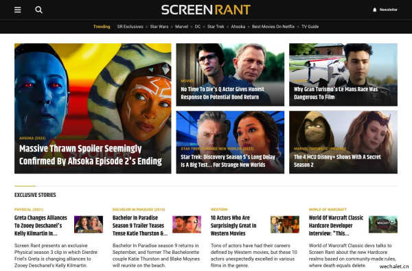 Screen Rant: Movie News, Movie Reviews, Movie Trailers, TV News