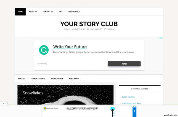 Read Short Stories. Write & Publish Short Stories - Your Story Club