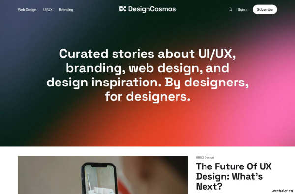 DesignCosmos: UI/UX, Branding, Web Design Tips