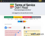 Frontpage -- 服务条款；未阅读