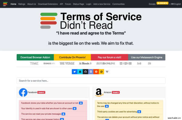 Frontpage -- Terms of Service; Didn't Read