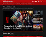 What's on Netflix - Netflix即将推出的新内容指南