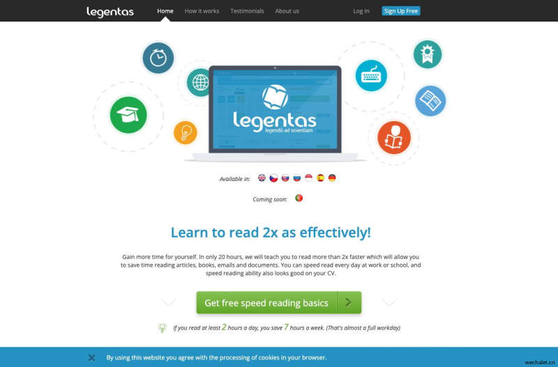 Online speed reading course | Legentas