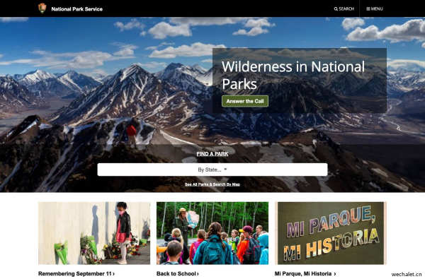 NPS.gov Homepage (U.S. National Park Service)