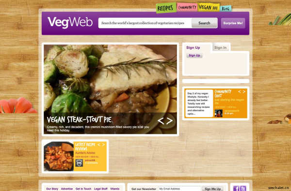 Welcome to VegWeb.com | The World's Largest Collection of Vegetarian Recipes