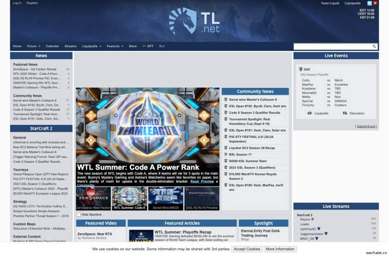 TLnet - StarCraft Esports News and Community