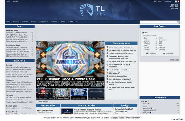 TLnet - StarCraft Esports News and Community