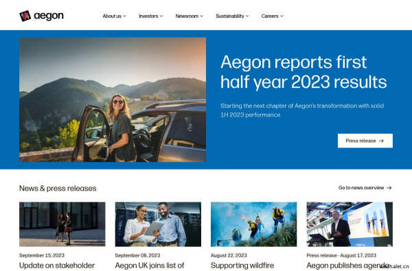 Homepage | Aegon Group Corporate Website | Aegon
