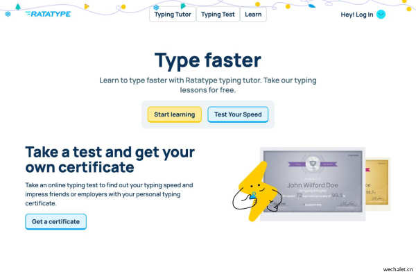 Ratatype — Online Touch Typing Tutor and Typing Lessons