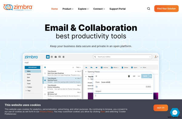 Secure Private Business Email & Collaboration | Open Source | Zimbra