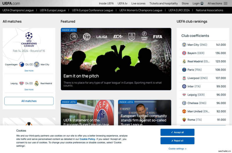 The official website for European football | UEFA.com