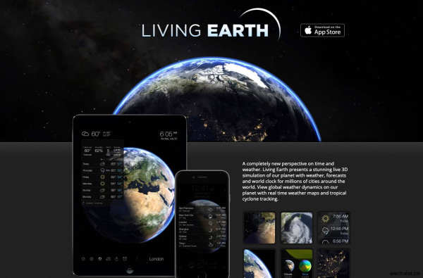 Living Earth for the Apple iPad, iPhone and iPod Touch