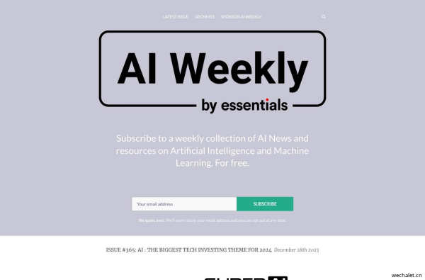 AI Weekly — AI News &  Leading Newsletter on Deep Learning & Artificial Intelligence