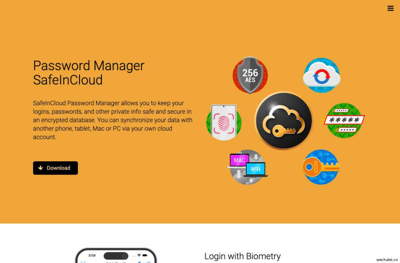 Password Manager SafeInCloud for Android, iOS, Windows, and Mac