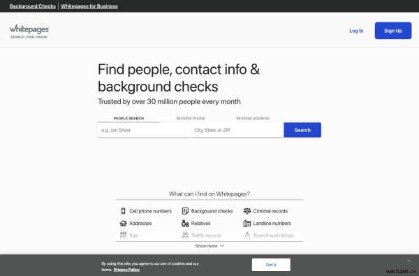 Whitepages® - Official Site | Find People, Phone Numbers, Addresses & More