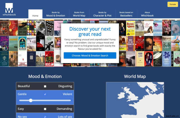  Whichbook | A new way of choosing what book to read next 
