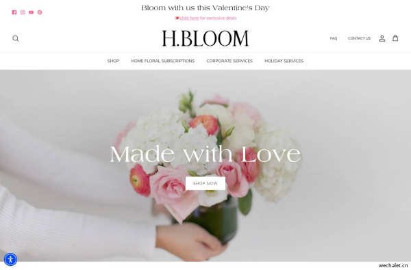 Luxury Flower Delivery Service | H.Bloom