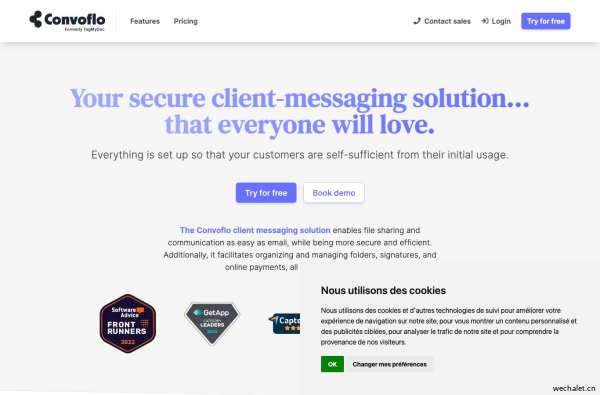 Convoflo — Secure client-messaging