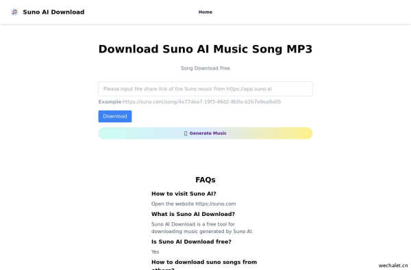 Suno AI Download - Download Suno AI Music Song