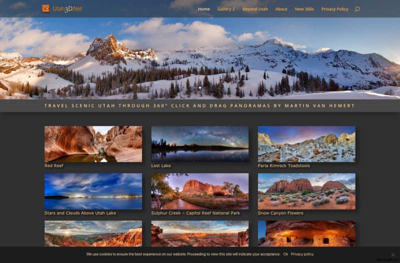 Utah3D.Net | Utah Travel | Scenic 360 Degree Photography
