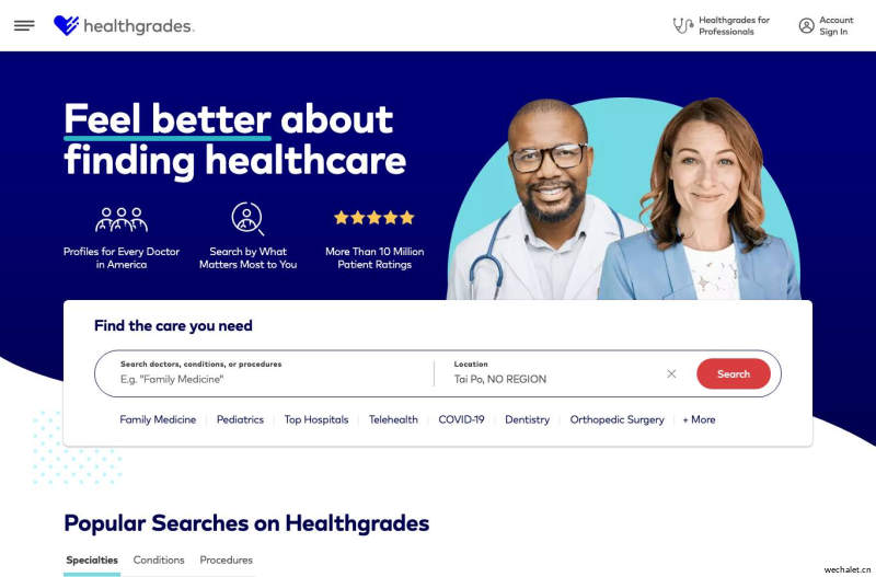 Healthgrades | Find a Doctor - Doctor Reviews - Online Doctor Appointments