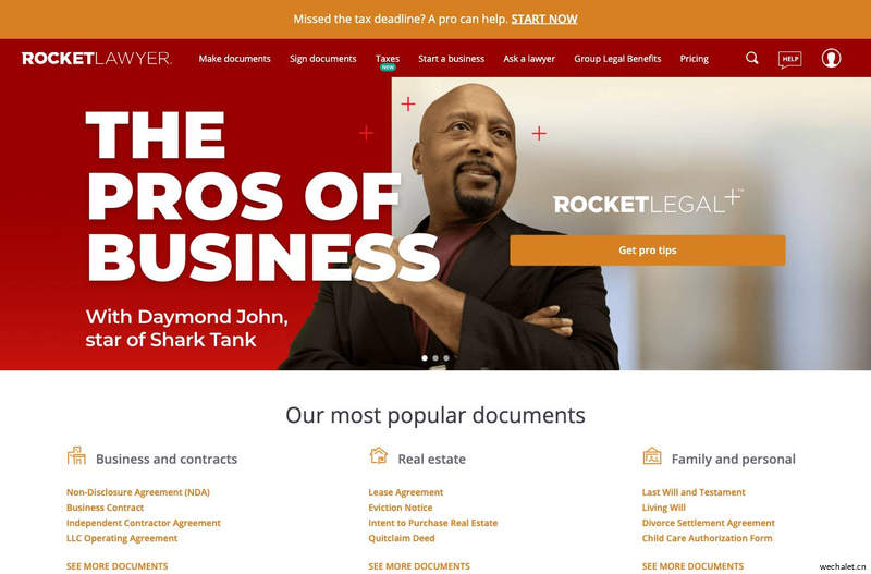 Rocket Lawyer: Free Legal Documents, Attorneys, Incorporations & Taxes