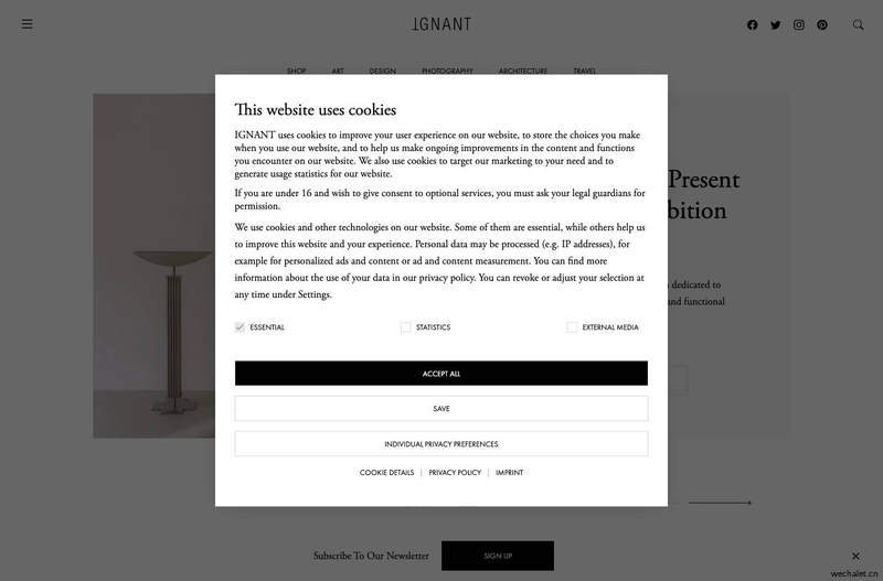 IGNANT - IGNANT is an award-winning online magazine featuring the finest in art, design, photography, travel and architecture