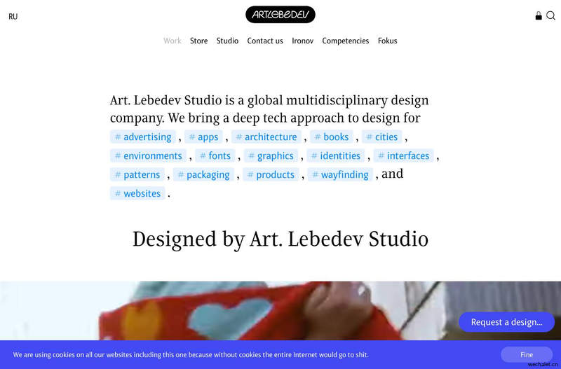 Multidisciplinary Design Studio | Graphic Design Firm | Art. Lebedev Studio