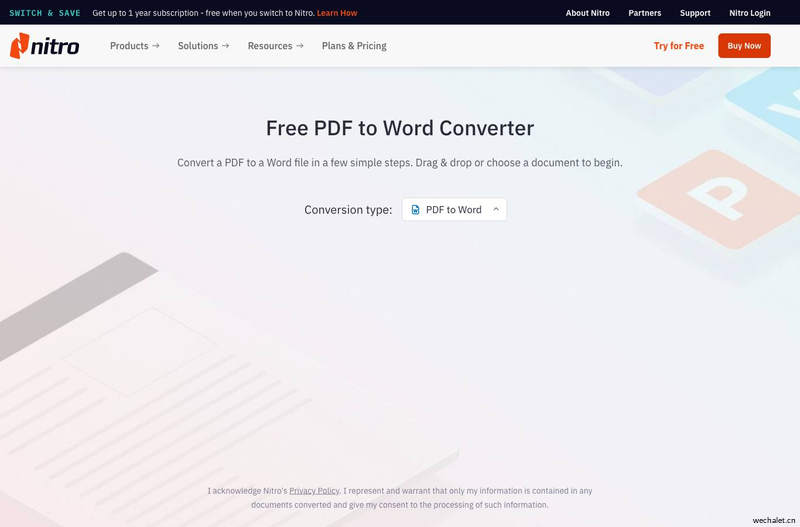 Free PDF to Word Converter | Get Your Secure File in Seconds | Nitro