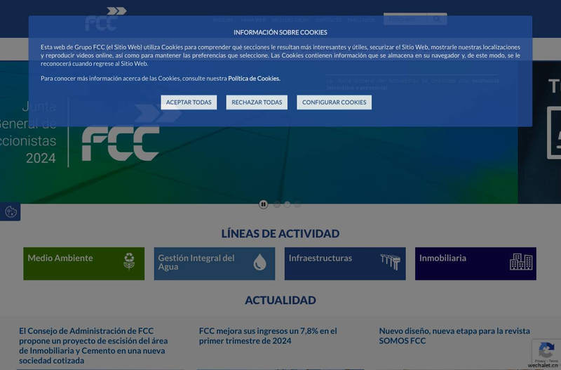 Medio Ambiente, Agua, Infraestructuras, Cemento e Inmobiliaria - FCC